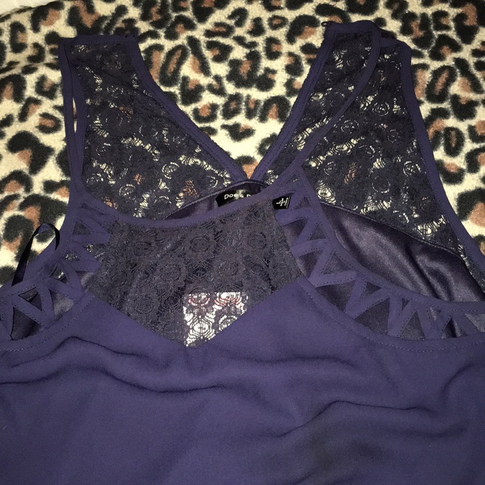 NAVY BLUE BLOUSE